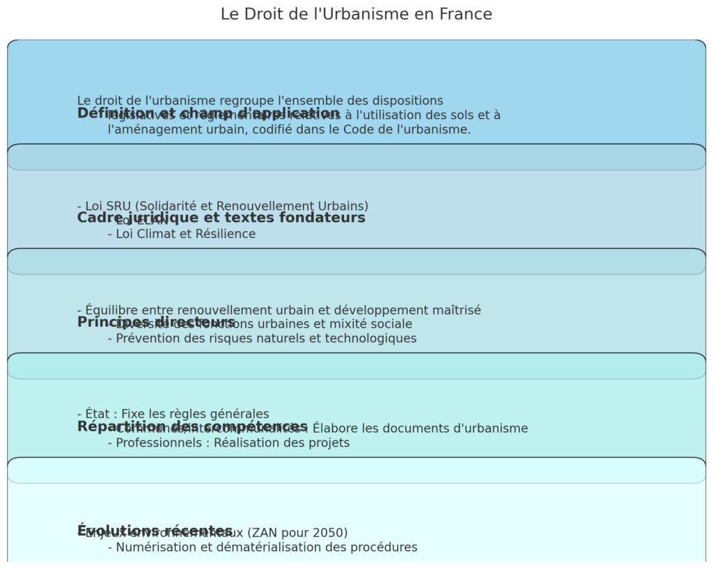 Les fondements et principes du droit de l'urbanisme