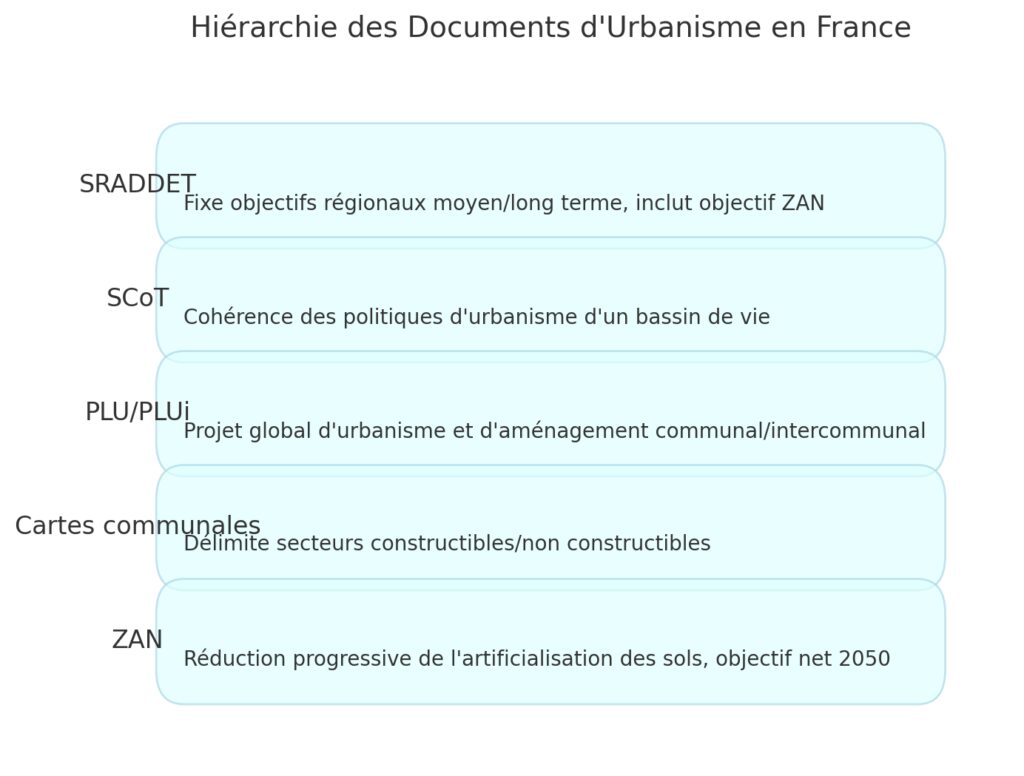Les documents d'urbanisme et la planification territoriale